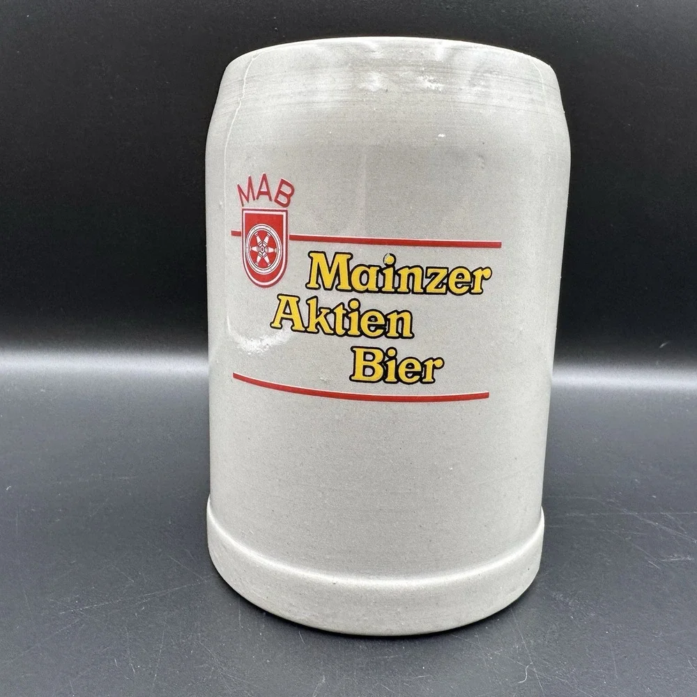 Vintage Stoneware Collectible MAB Beer Stein